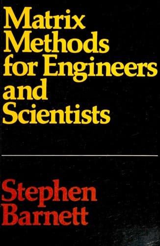 Tapa de Matrix Methods for Engineers and Scientists