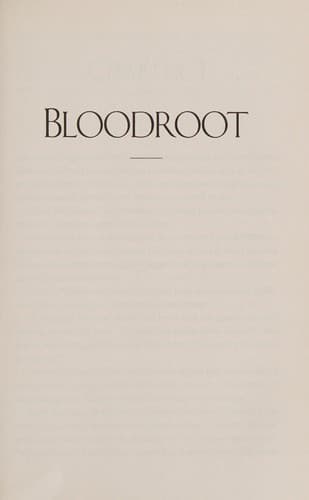 Tapa de Bloodroot