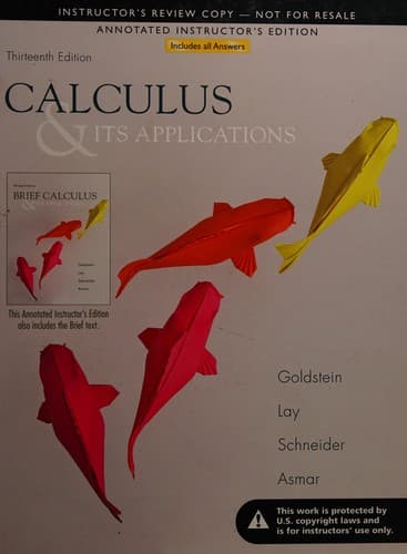 Tapa de Calculus &  its applications