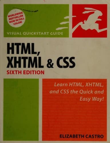 Tapa de HTML, XHTML, and CSS