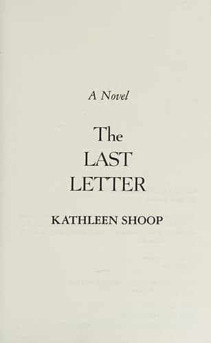 Tapa de Last Letter
