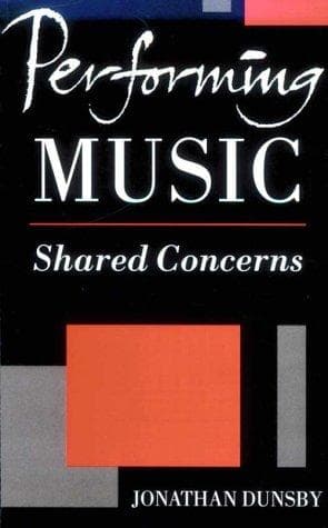 Tapa de Performing music