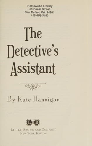 Tapa de The detective's assistant