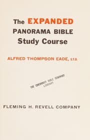 Tapa de The Expanded Panorama Bible Study Course
