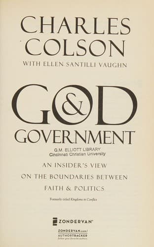 Tapa de God and government