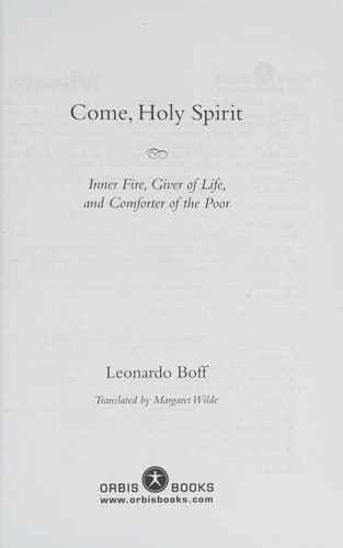 Tapa de Come, Holy Spirit