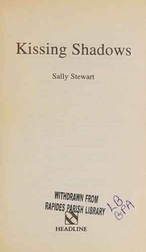 Tapa de Kissing shadows