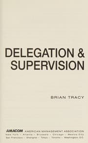 Tapa de Delegation and Supervision