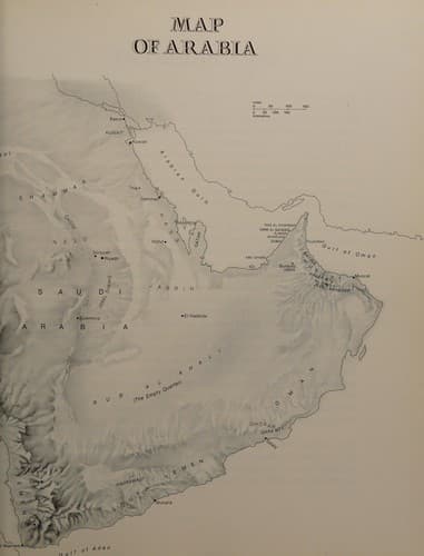 Tapa de Arabia andthe Gulf