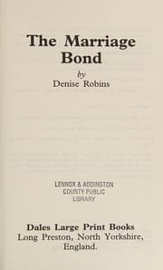 Tapa de The Marriage Bond