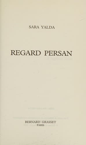 Tapa de Regard persan