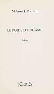 Tapa de Le poids d'une âme