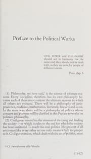 Tapa de The philosophy of politics