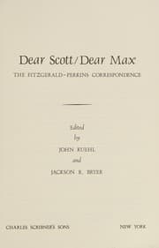 Tapa de Dear Scott Dear Max the Fitzgerald Perki