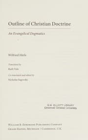 Tapa de Outline of Christian doctrine