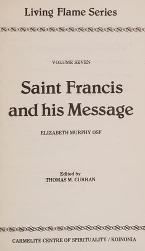 Tapa de Saint Francis and his message