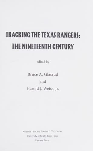 Tapa de Tracking the Texas Rangers