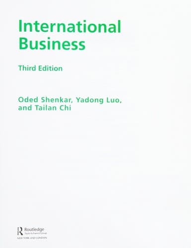 Tapa de International Business