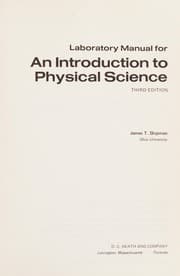 Tapa de Laboratory manual for An introduction to physical science