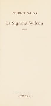 Tapa de La signora Wilson