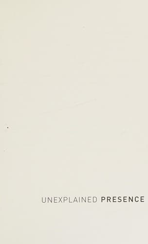 Tapa de Unexplained presence
