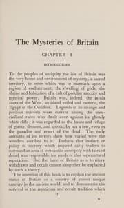Tapa de The mysteries of Britain