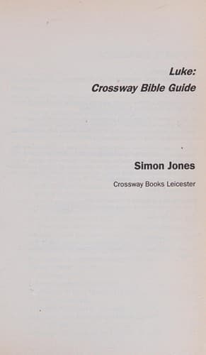 Tapa de Luke (Crossway Bible Guides)