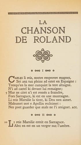 Tapa de La chanson de Roland