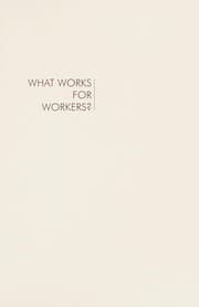 Tapa de What Works for Workers?