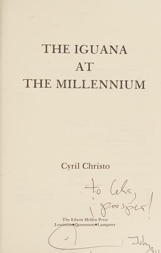 Tapa de The iguana at the millennium