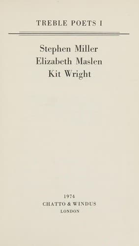 Tapa de Stephen Miller, Elizabeth Maslen, Kit Wright