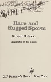 Tapa de Rare and rugged sports