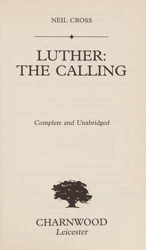Tapa de The calling