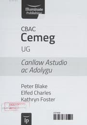 Tapa de CBAC UG Cemeg Canllaw Astudio Ac Adolygu