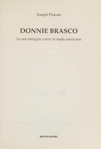 Tapa de Donnie Brasco