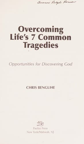 Tapa de Overcoming life's 7 common tragedies