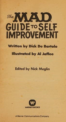 Tapa de The Mad guide to self improvement