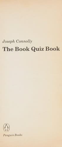Tapa de The Book Quiz Book