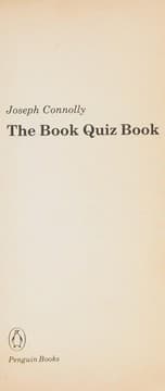 Tapa de The Book Quiz Book