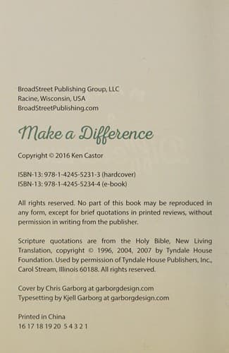 Tapa de Make a Difference