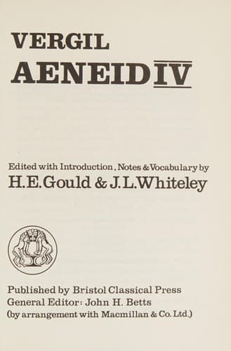 Tapa de Aeneid IV