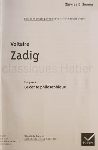 Tapa de Zadig