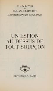 Tapa de Un espion au-dessus de tout soupçon