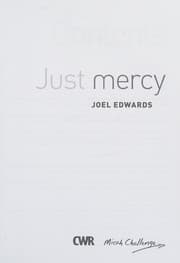 Tapa de Just mercy