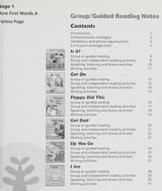Tapa de Group/Guided Reading Notes, Stage 1+ - More First Sentences A