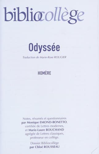 Tapa de Odyssée