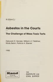 Tapa de Asbestos in the courts