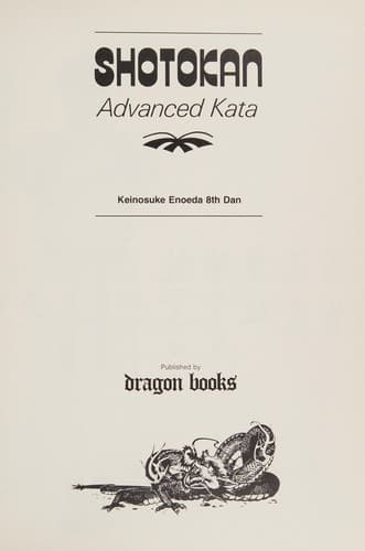 Tapa de Shotokan