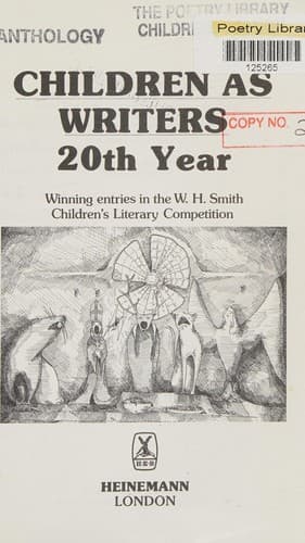 Tapa de Children as writers, 20th year