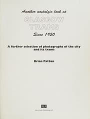 Tapa de Another nostalgic look at Glasgow trams since 1950